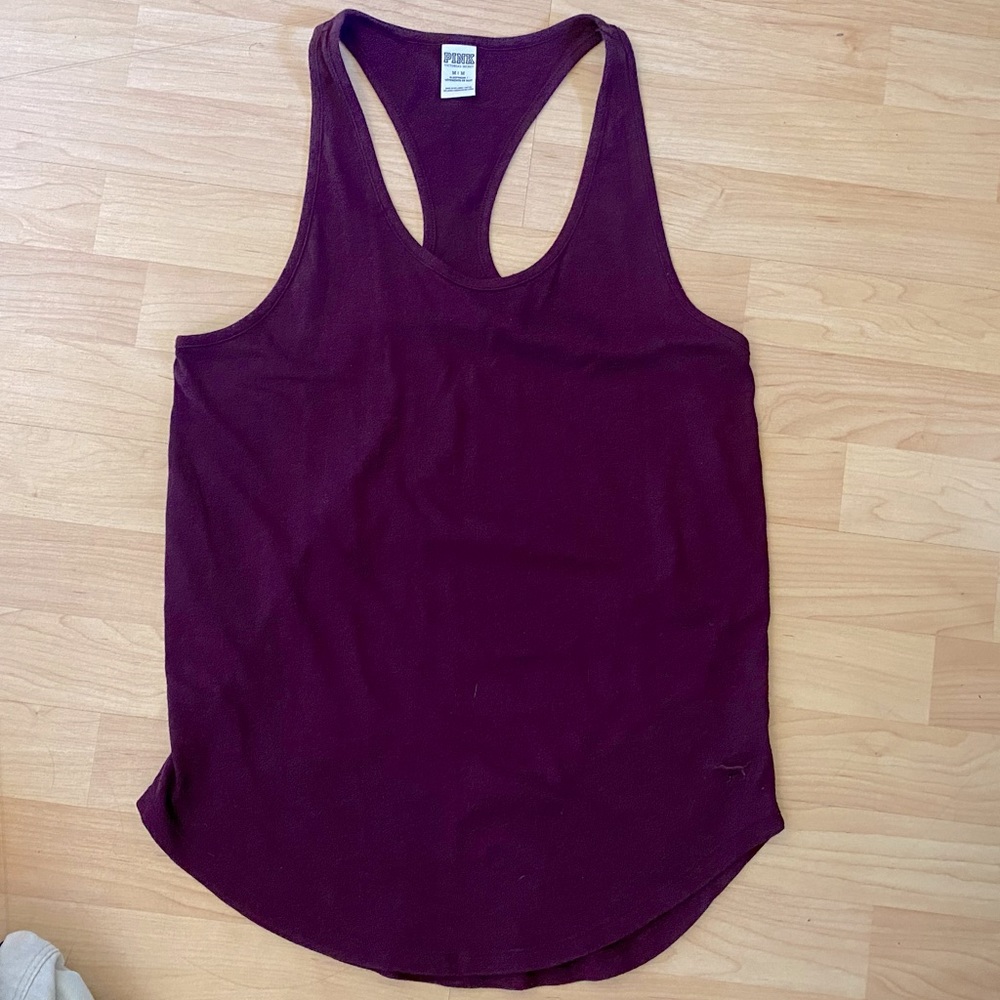 Victoria’s Secret PINK Burgundy Tank Top
